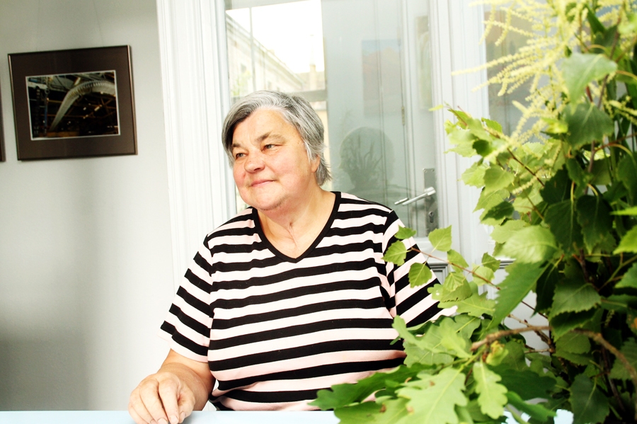 Benita Šmite aicina vārdamāsas uz salidojumu Misas tautas namā.
Autors: Uldis Varnevičs