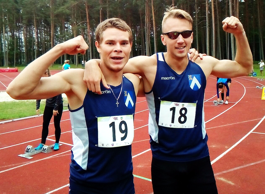 Ģirts Dubinskis (no kreisās) un Jānis Baltušs.
Autors: Uldis Varnevičs, no Valmieras