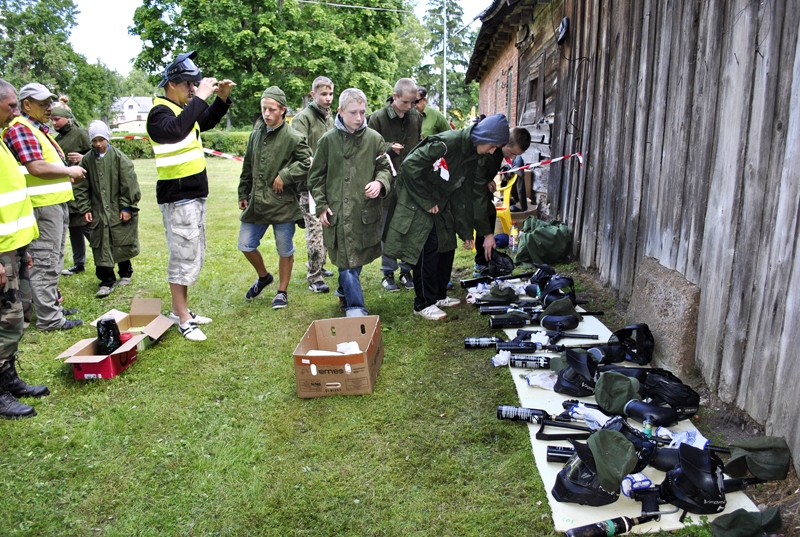 Bauskas jaunsargi vasaras nometnēs «Lejeniekos» ir pulcējušies arī citus gadus. 
Autors: no «Bauskas Dzīves» arhīva
