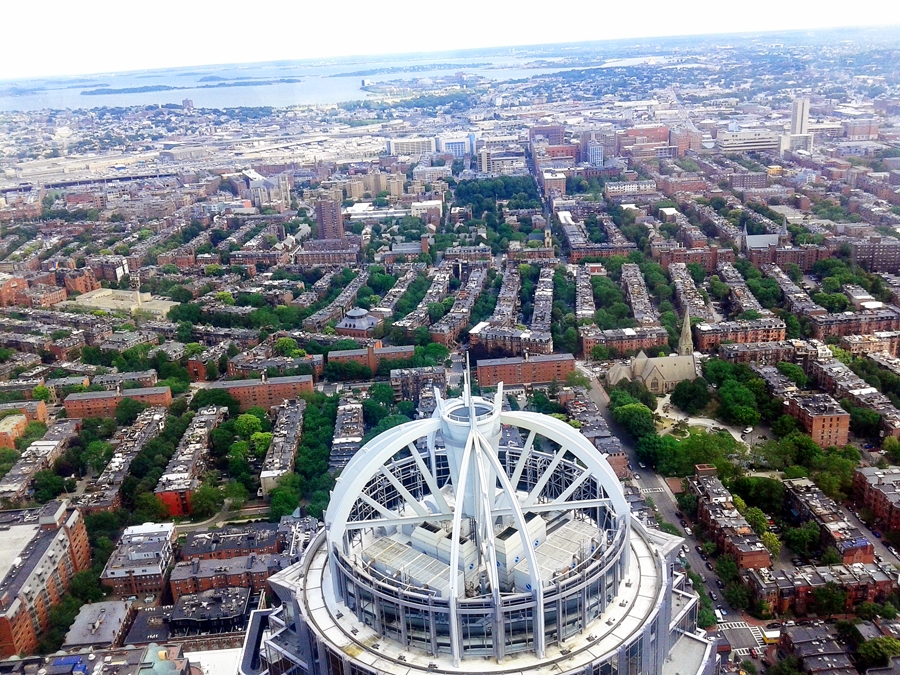 Amerikas valsts dzimšanas vieta Bostona no Prudenšalas centra skatu laukuma.
Autors: no personiskā albuma.