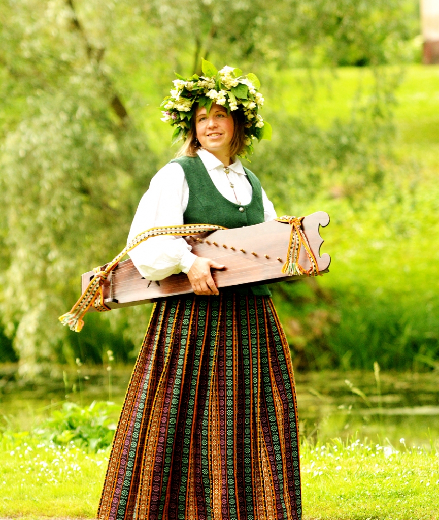 Dace Prūse  Jāņu svētkos Jelgavā.
Autors: Andris Štāls