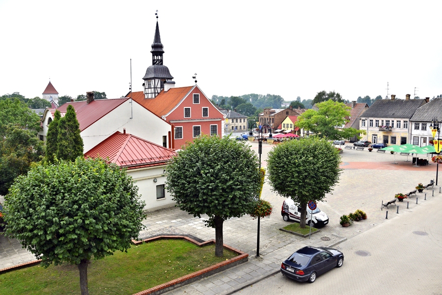 Skats uz Rātslaukumu no Pasta ielas 9. nama otrā stāva loga.
Autors: Ivars Bogdanovs