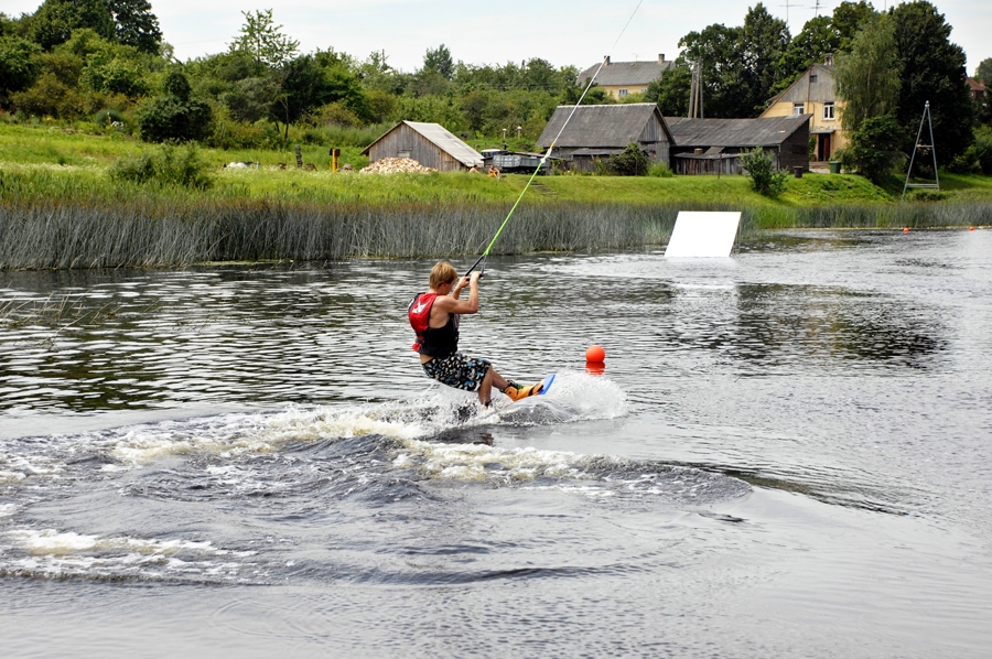 Modris Lešinskis: «Pērn ūdens līmenis Mūsā bija pietiekams, un varējām veikot.»
Autors: no «Bauskas Dzīves» arhīva.
