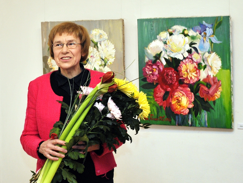 Gleznotāja Īra Rozentāle.
Autors: no «Bauskas Dzīves» arhīva