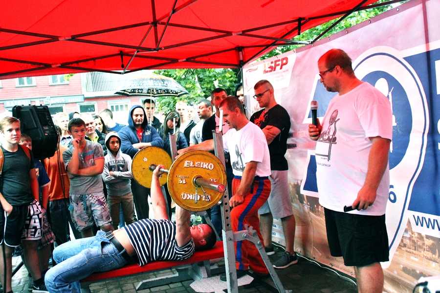 Gatis Rumba svaru stieni uzcēla 85 reizes.
Autors: Uldis Varnevičs