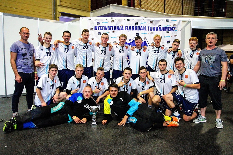 FK «Bauska» komanda pēc spēles par bronzu pret amerikāņiem.
Autors: Artūrs Dulbe