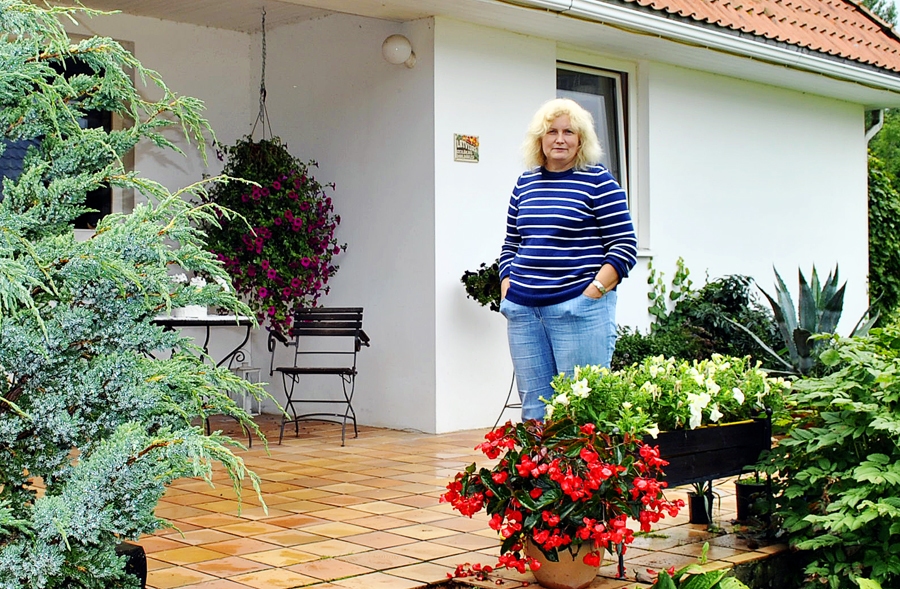 Saivas un Jāņa Komisaru aizraušanās ir pagalma un dārza labiekārtošana. 
Autors: Māris Krūmiņš