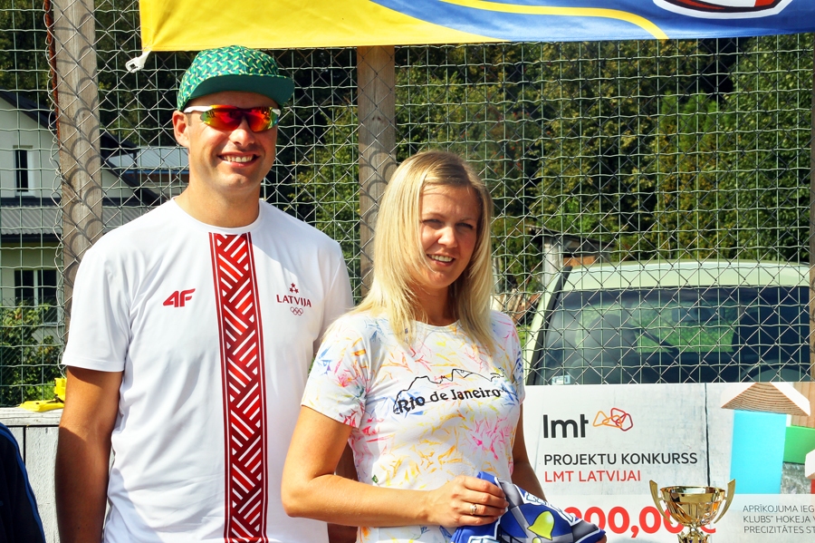 Dainis Upelnieks kopā ar sievu Diānu.
Autors: Uldis Varnevičs