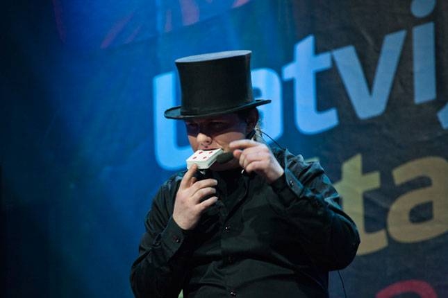 Iluzionists Juris Gavrilovs.
Autors: publicitātes foto