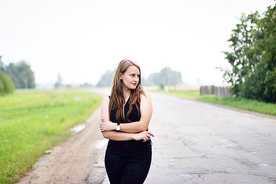 Amanda Berlinska kādu dienu cer piepildīt savu sapni – kļūt par žurnālisti. 
Autors: no personiskā albuma