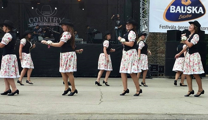 Līnijdeju grupa «Hot Boots».
Autors: no «Bauskas Dzīves» arhīva