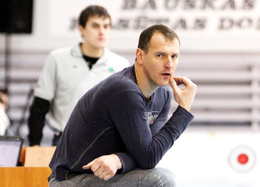 FK «Bauska» komandas treneris Ingus Panteļejevs.
Autors: no «Bauskas Dzīves» arhīva