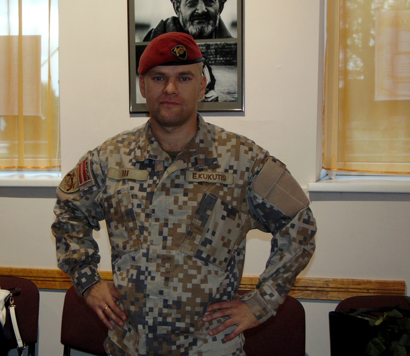 Iecavnieka Ērika Kukuta izstādē «Latviešu karavīru dalība starptautiskajās operācijās» skatāmas fotogrāfijas, kas tapušas Afganistānā un Mali. 

Autors: Vilnis Auzāns