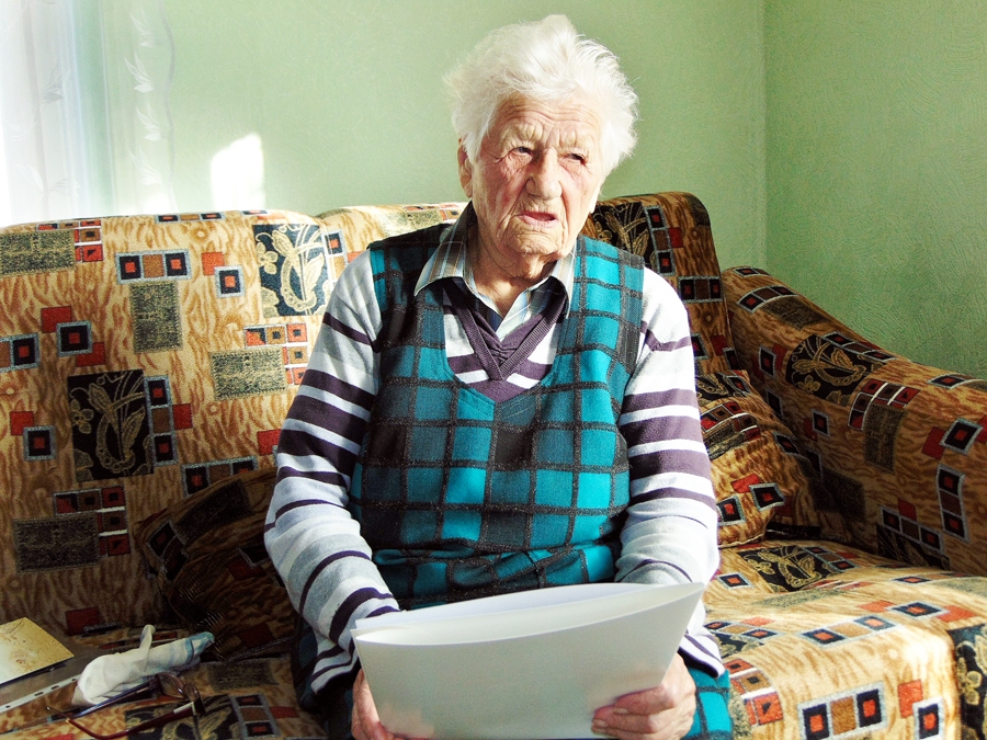 Lūcija Kārkla piektdien, 4. novembrī, svinēja simto dzimšanas dienu. Īpašs pagodinājums šajā dienā viņai bija Valsts prezidenta atsūtītais apsveikums. 
Autors: Vilnis Auzāns