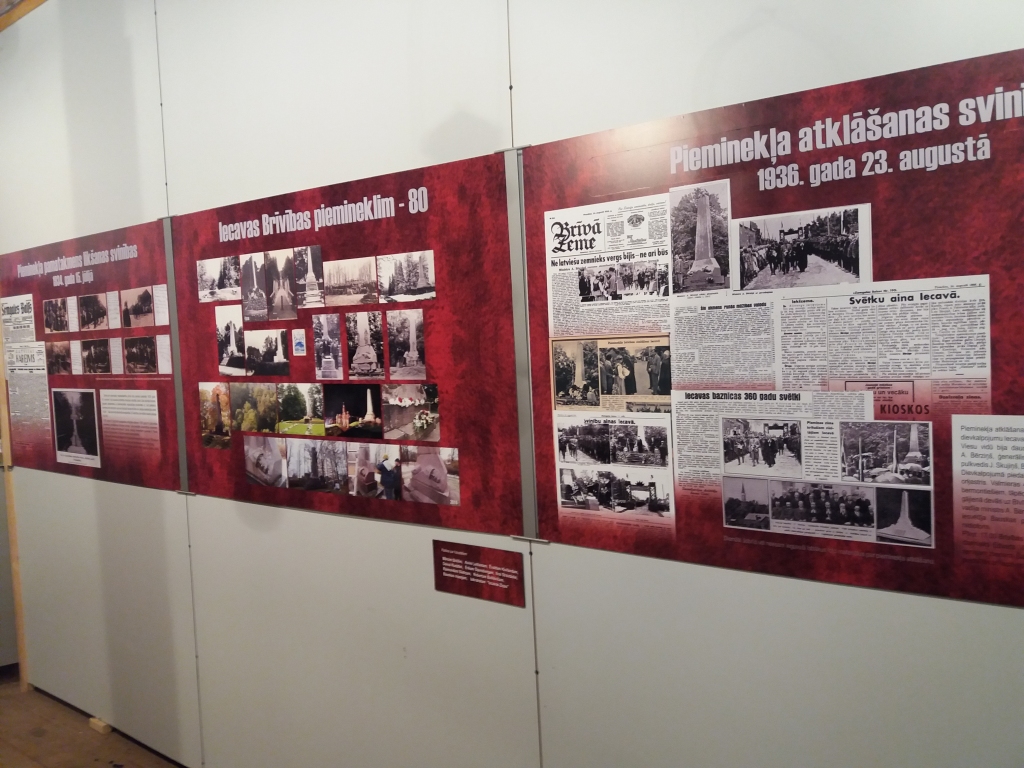 Ekspozīcijā «Arhīva» muzejā apkopotas fotogrāfijas un fakti par Iecavas Brīvības pieminekļa vēsturi.
Autors: Antra Ērgle