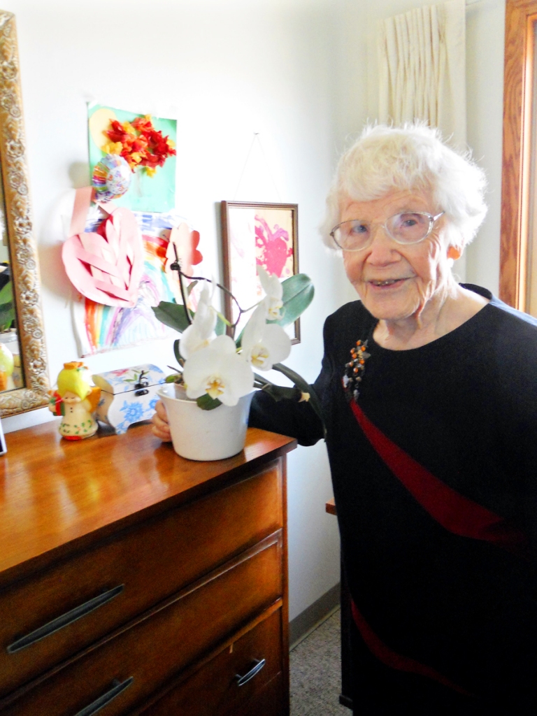 Elma Zalgaucka 102 gadu vecumā.
Autors: no albuma. 