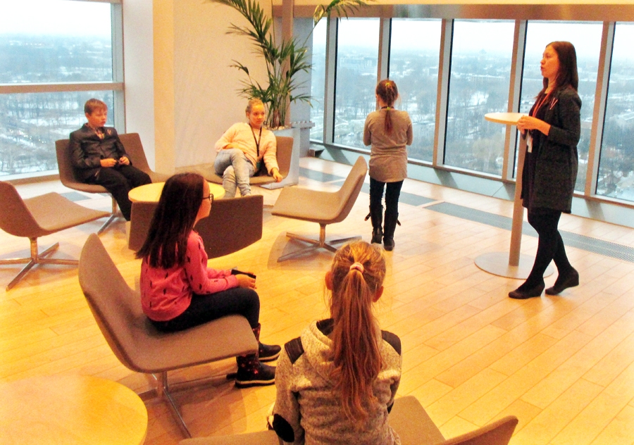 Mazie lasītāji no Bauskas un Rītausmu bibliotēkas LNB 12. stāvā.
Autors: no bibliotēkas albuma