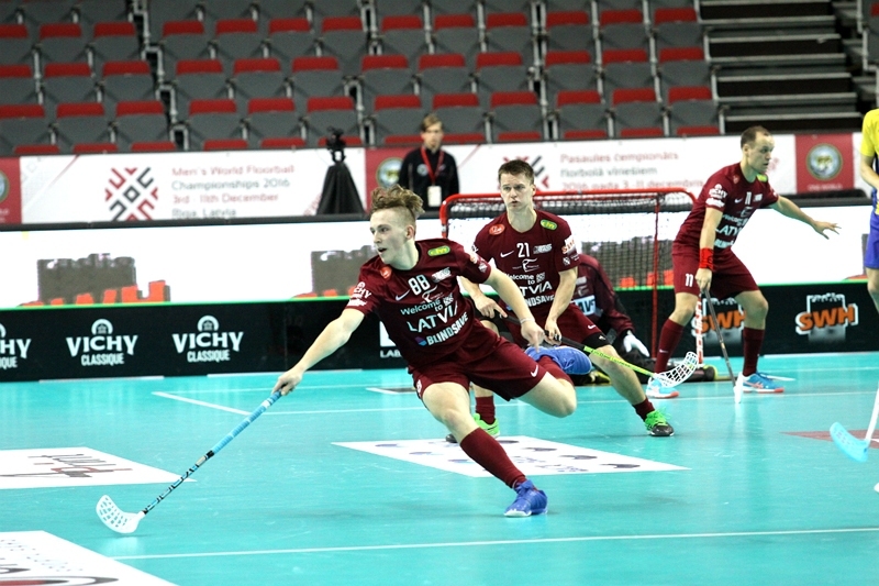 Rolands Kovaļevskis spēlē pret Čehiju izdarīja rezultatīvu piespēli. 

Autors: Elīna Gruncka