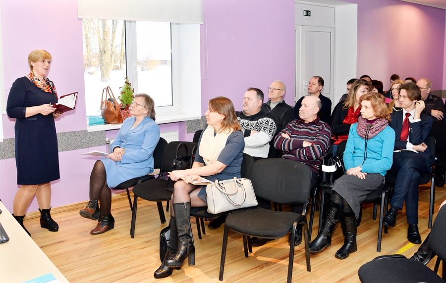 Aiga Saldābola informēja sanākušos, ka Vecumnieku novadā šogad plānots rīkot uzņēmēju godināšanas pasākumu.
Autors: Ivars Bogdanovs