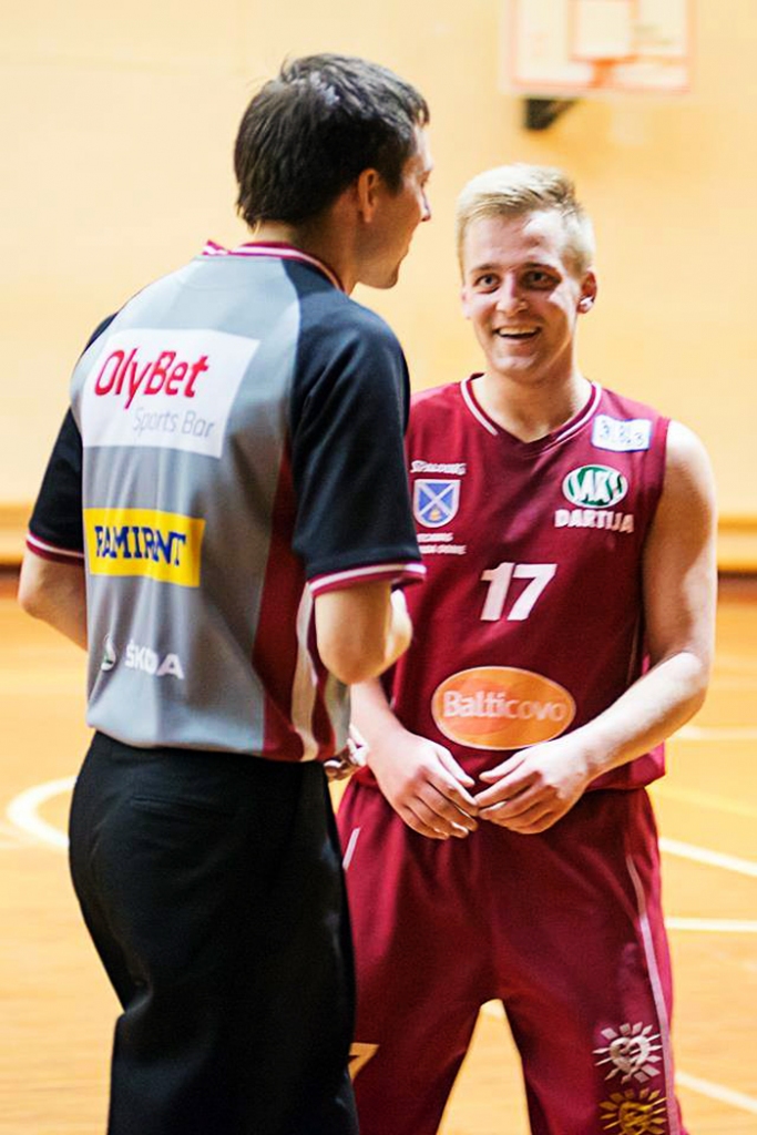 Pirmās spēles varonis otrā posma sacensībās Kristaps Vereščagins.
Autors: no albuma.