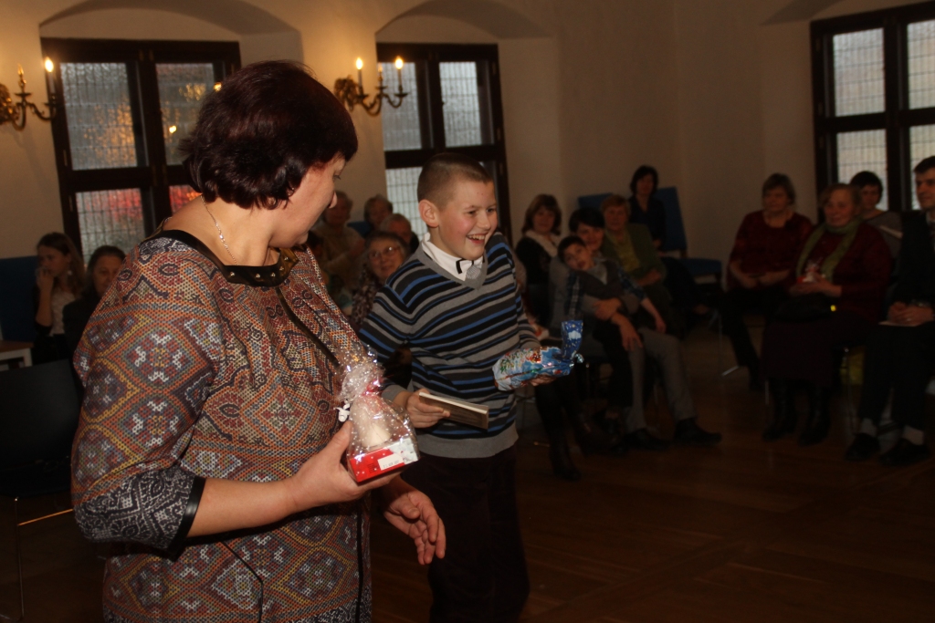 Renats Kirilovs Bauskas sociālā dienesta organizētajā Ziemassvētku eglītes pasākumā. 

Autors: No arhīva.