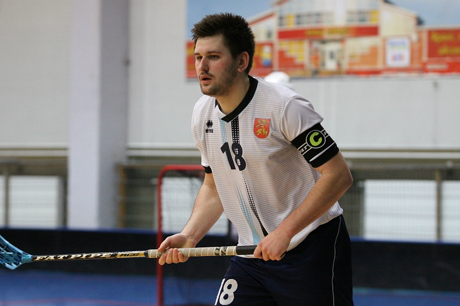 Jānis Akmentiņš spēlē pret «Pārgaujas» komandu guva vienus vārtus. 

Autors: Elīna Gruncka