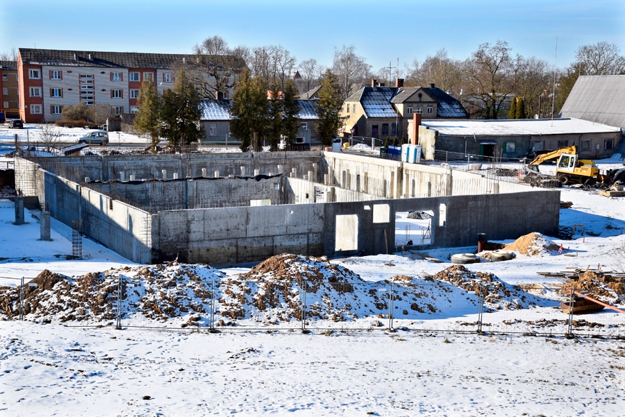Peldbaseins – viena no Bauskas megabūvēm – šogad jānodod ekspluatācijā. Tādu skatu «Bauskas Dzīve» būvlaukumā fiksēja otrdien, 14. februārī.
Autors: Ivars Bogdanovs