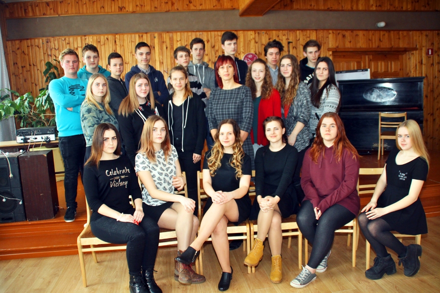 9. klase kopā ar audzinātāju Natāliju Čudari.
Autors: Uldis Varnevičs