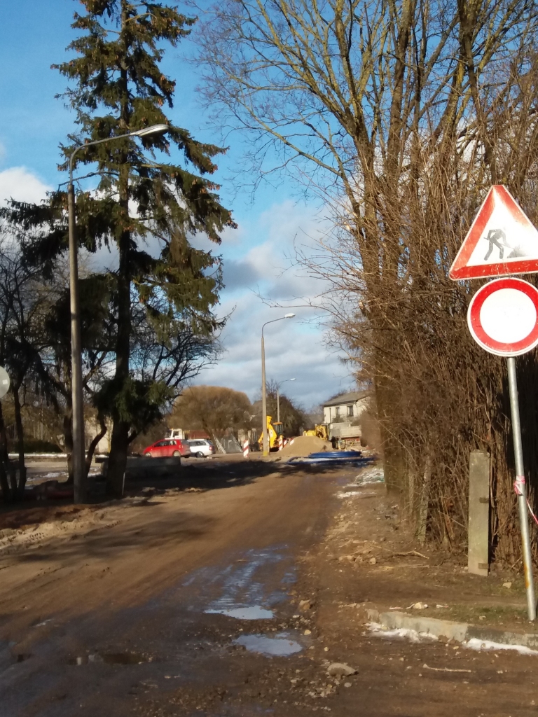 Dzirnavu ielas remonts posmā pie Veselības centra ir daļa no Skolas ielas rekonstrukcijas projekta.
Autors: Antra Ērgle