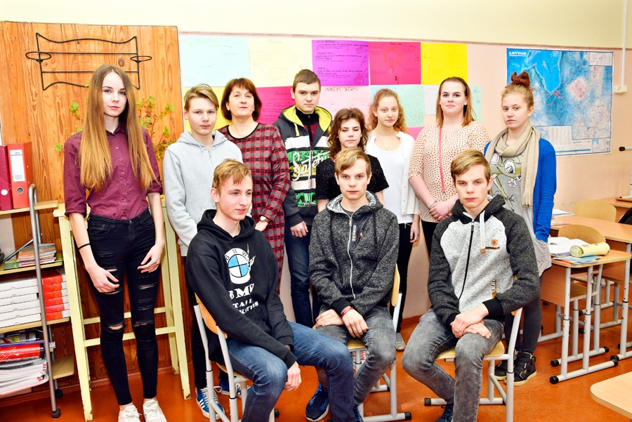 Mežgaļu pamatskolas 9. klase.
Autors: Ivars Bogdanovs