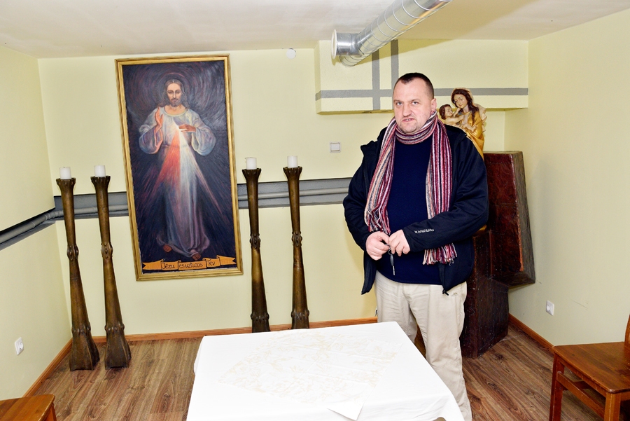 Andrejs Mediņš jaunās kopienas kapelā.
Autors: Ivars Bogdanovs