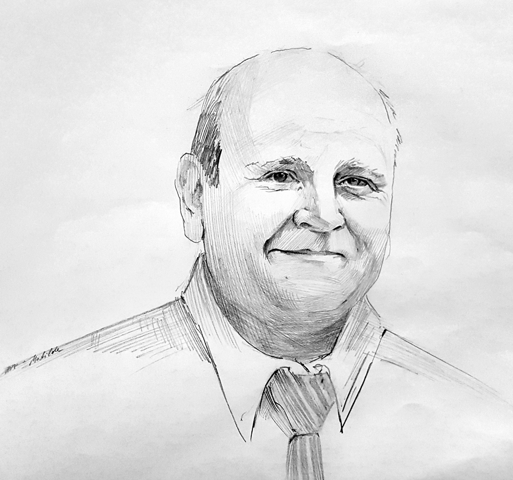 Sergejs Pašukovs – «Saskaņas» saraksta līderis Iecavas novadā, četrus gadus jau ir deputāts.
Autors: Zīmējums – Laura Matilde Ikerte