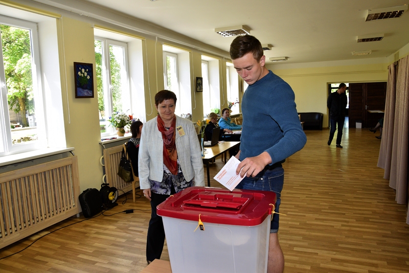 Dāvis Brūvelis pašvaldību vēlēšanās balso pirmo reizi.
Autors: Ivars Bogdanovs