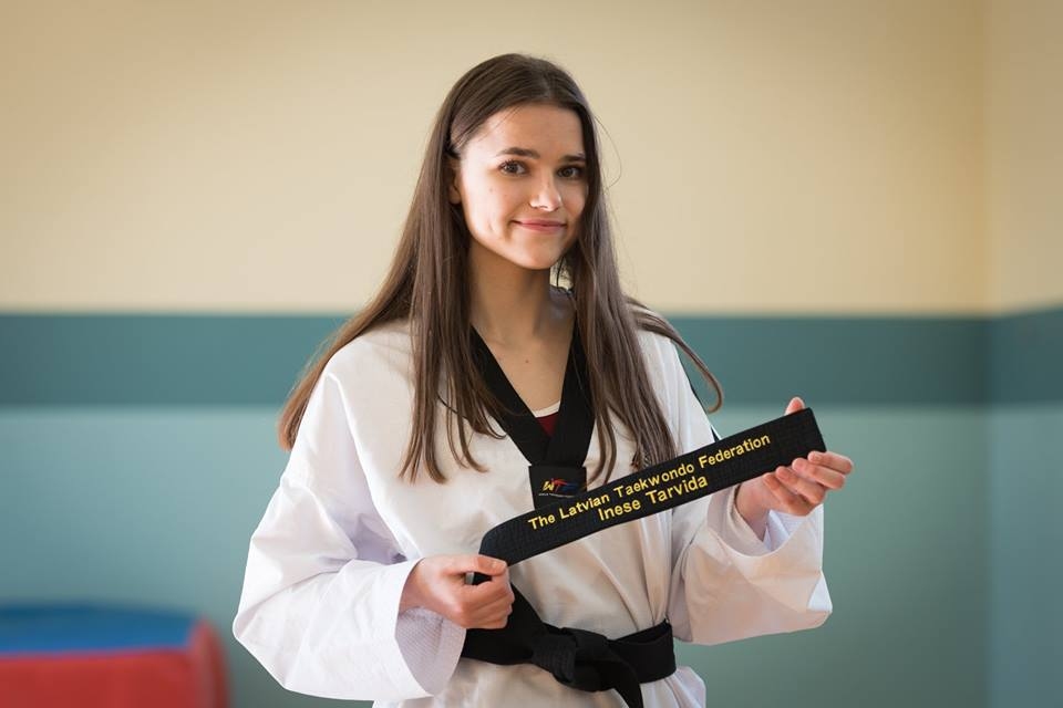 Inese Tarvida Pasaules čempionātā teikvondo izcīnīja bronzas medaļu.
Autors: IVARS PRĪSIS