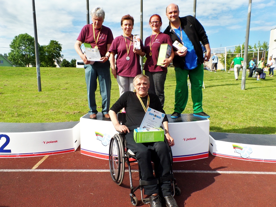 ISRB «Bauska» pārstāvji sporta svētkos Šauļos.
Autors: no biedrības albuma.