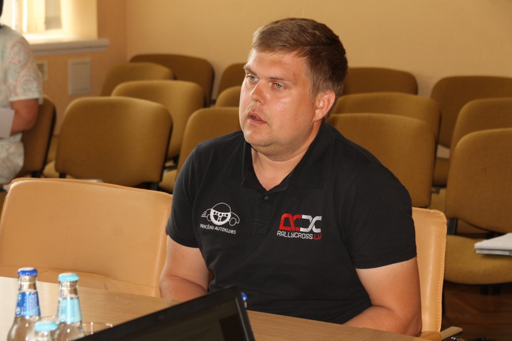 Jānis Bergs uzskata, ka rallijkross Bauskā aizritēs perfekti.
Autors: Uldis Varnevičs