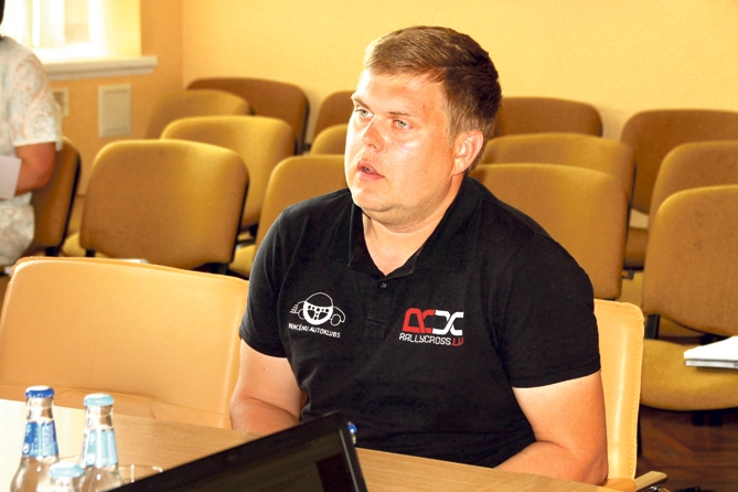 Jānis Bergs uzskata, ka rallijkross Bauskā aizritēs perfekti.
Autors: Uldis Varnevičs