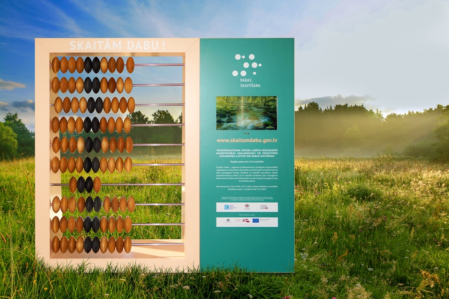 Dabas skaitīkļi Bauskā apskatāmi, sākot dabas skaitīšanas projektu.
Autors: no projekta albuma.