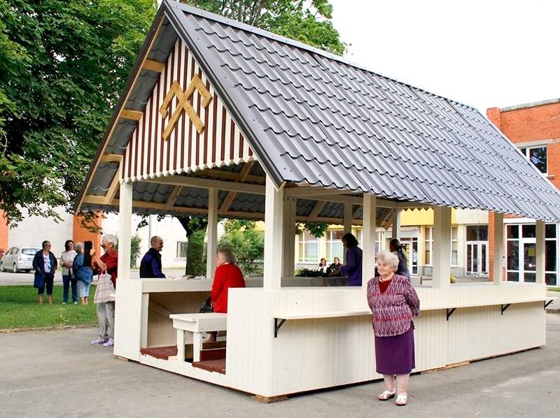 Tirgus namiņš Misā gaidīs gan tirgotājus, gan pircējus.
Autors: Alise Dreimane