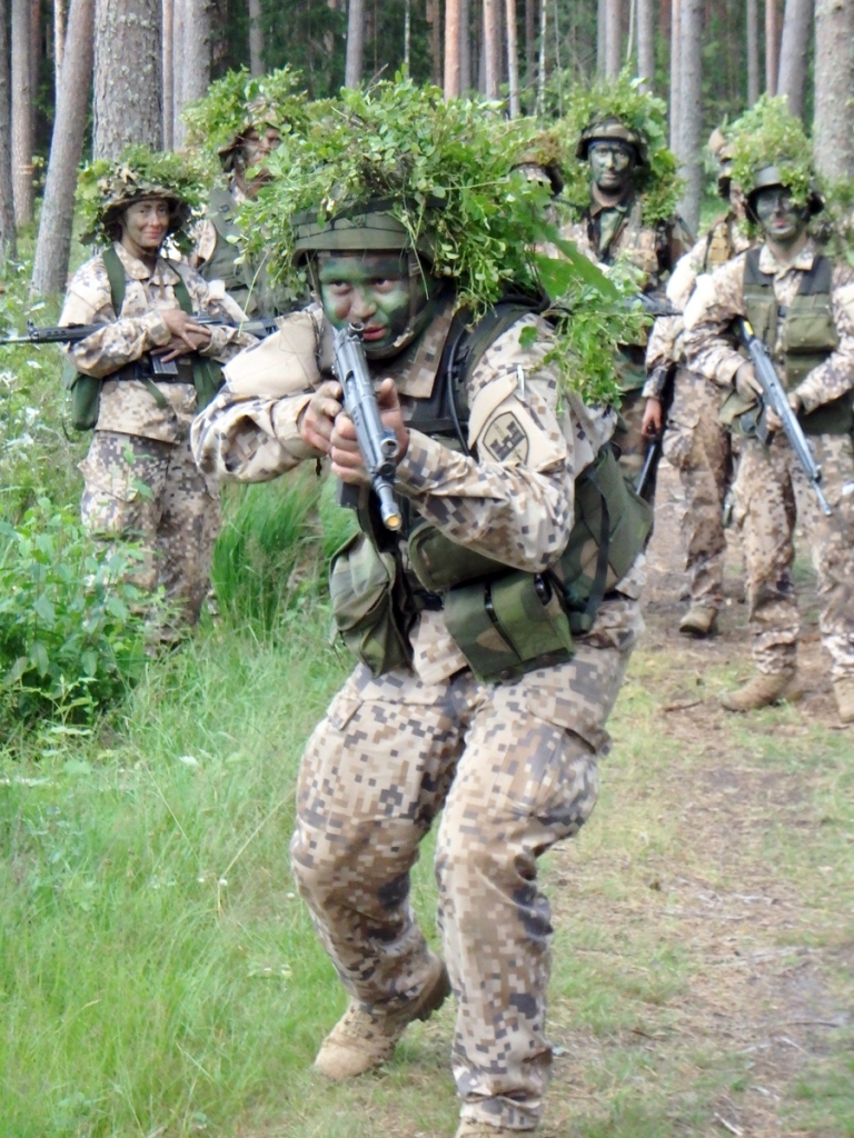 Maskēšanās dabā – viena no apgūtajām prasmēm.
Autors: no vienības albuma.