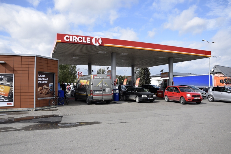 Degvielas uzpildes stacija «Circle K».
Autors: Ivars Bogdanovs