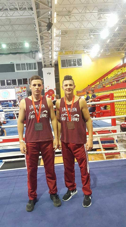 Iecavnieks Emīls Špīss un Mārcis Grundulis.
Autors: Publicitātes foto