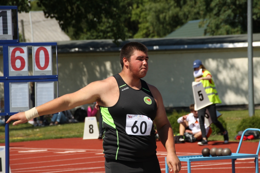 Sandis Šaškovs Čehijā, Brno pilsētā, izcīnīja zelta medaļu lodes grūšanā.
Autors: No arhīva.