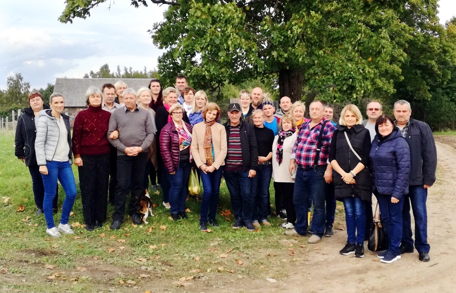 Grupa mūspuses novadu uzņēmēju, kas guvusi idejas Madonas novadā.
Autors: no pašvaldības albuma.