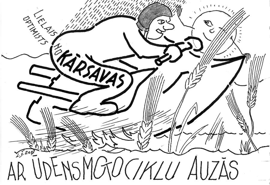 Autors: Zīmējums – Laimonis Šulcs