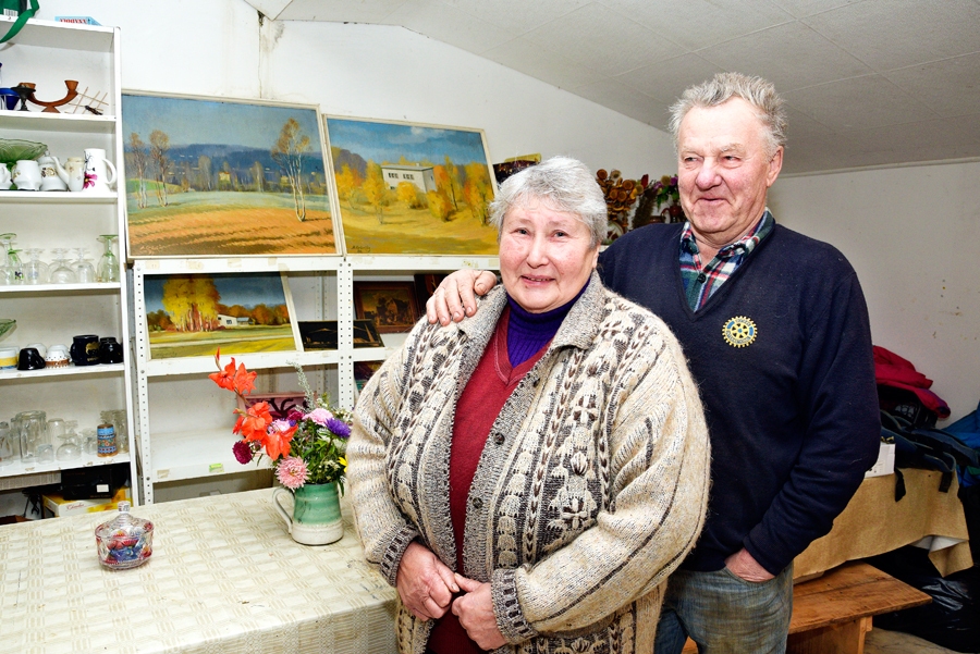 Žemaišu pāris. Valentīna ar vīru Andri ir precējušies 46 gadus, un abi cer sagaidīt zelta kāzas.
Autors: Ivars Bogdanovs