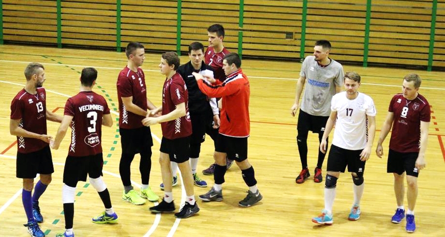 VK «Vecumnieki» pēc panākuma Daugavpilī.
Autors: no komandas albuma