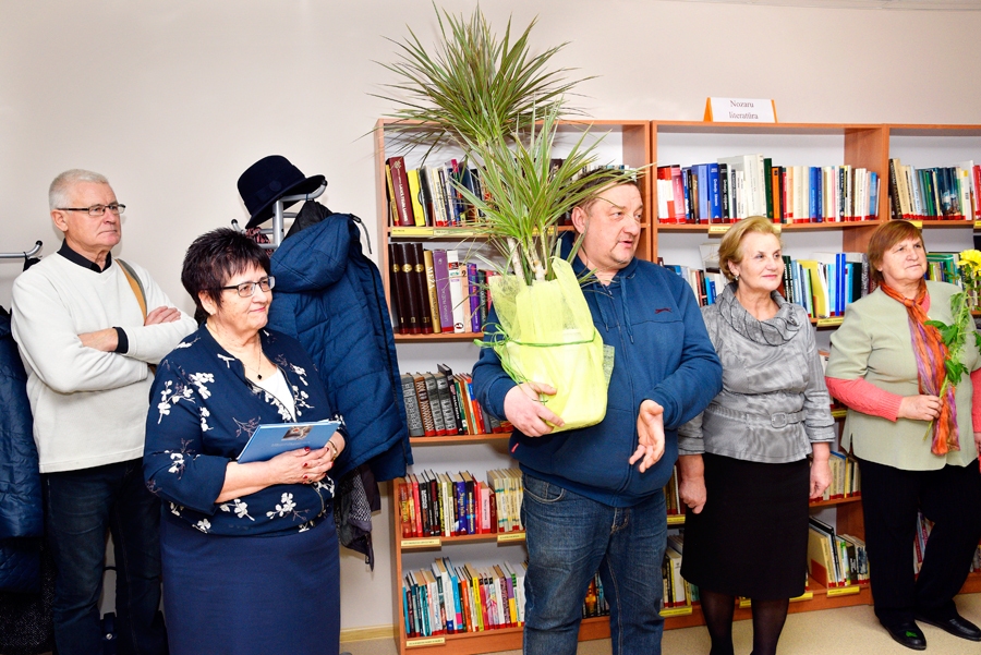 Bibliotēkas atvēršanā. Priekšplānā no kreisās – Bauskas Centrālās bibliotēkas direktore Baiba Tormane.
Autors: Ivars Bogdanovs
