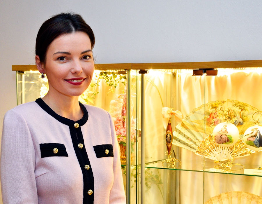 Aleksandra Čudnovska izstādes atklāšanā.
Autors: Ivars Bogdanovs