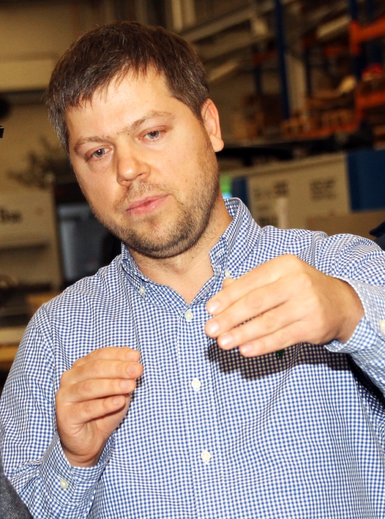 Jānis Zeltiņš uzsver, ka galvenais pašlaik ir nodrošināt uzņēmuma produkcijas kvalitāti.
Autors: no «Bauskas Dzīves» arhīva